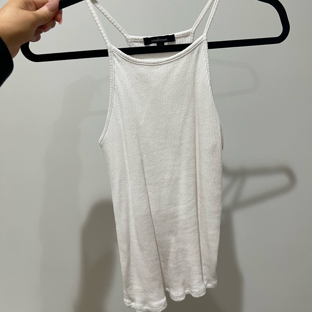 White tank top